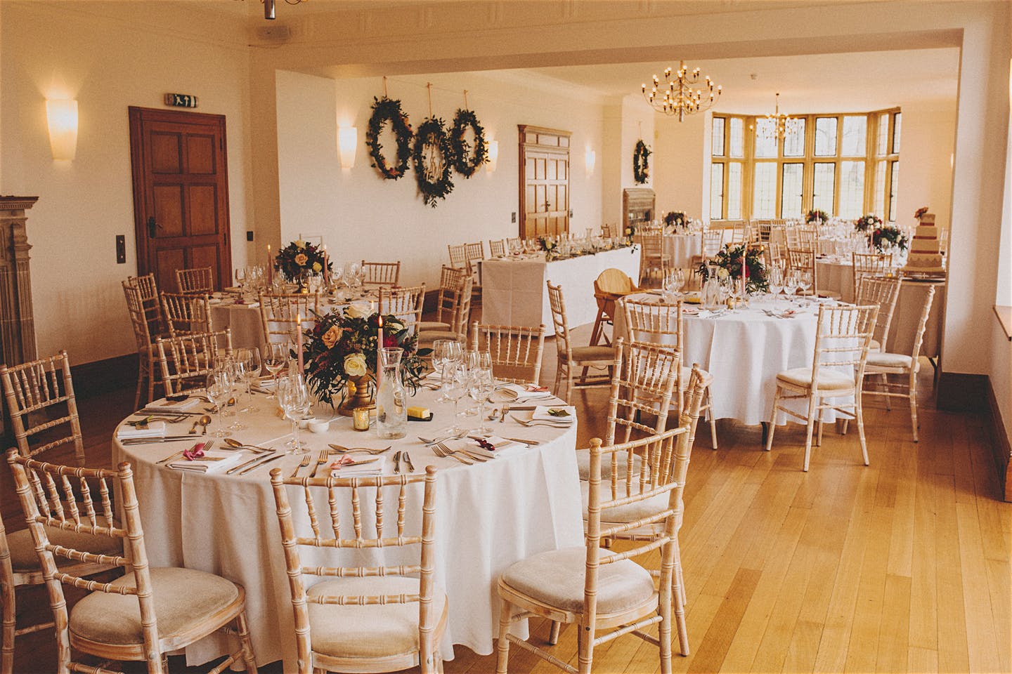 Wedding flowers at Coombe Lodge near Bristol